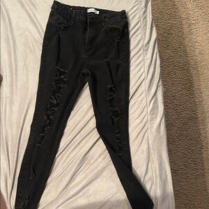Rue 21 Black Distressed Women Jeans